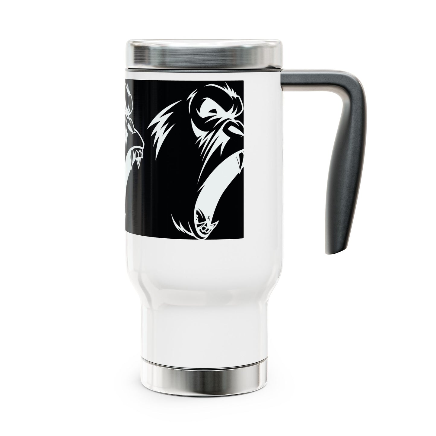 Stainless Steel Travel Mug with Handle, 14oz