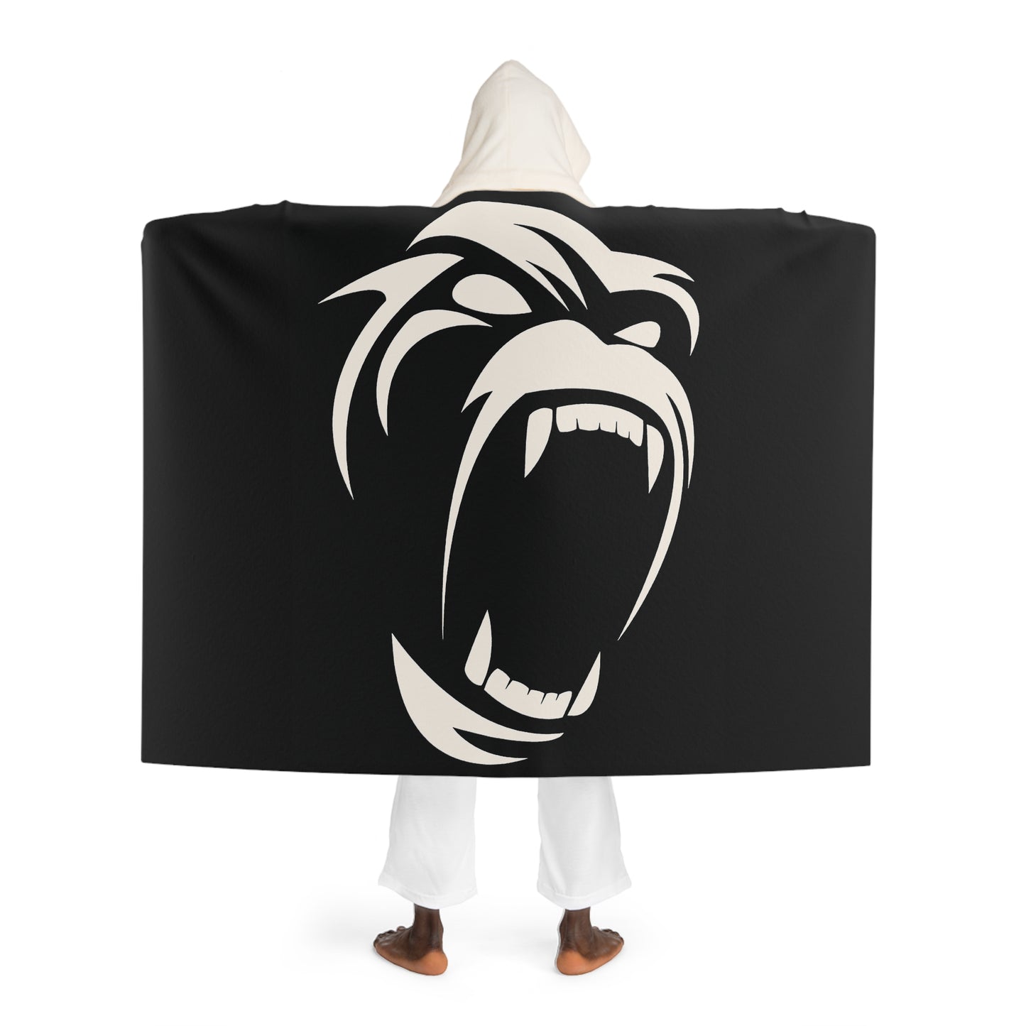 Hooded Sherpa Fleece Blanket