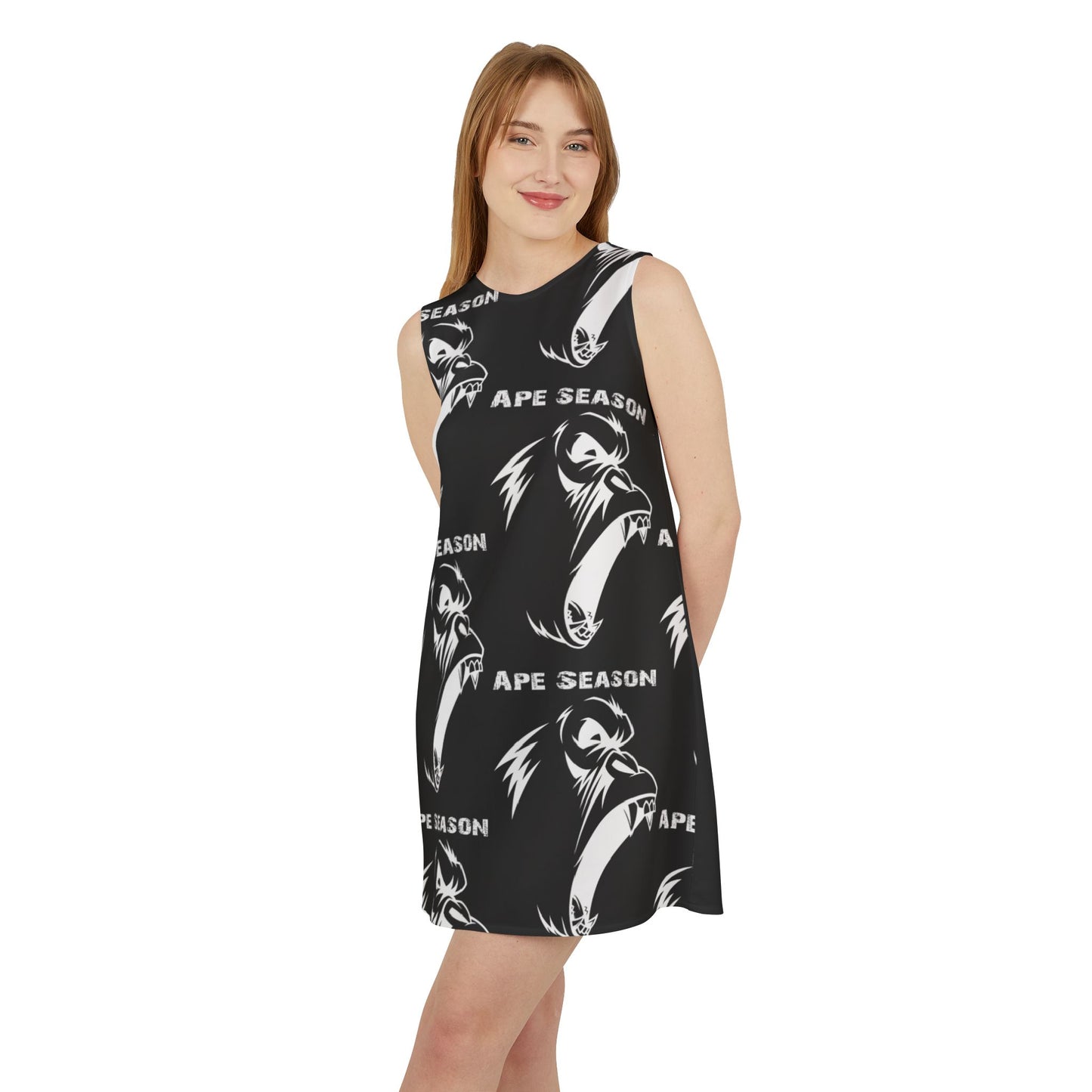 A-line Sleeveless Dress