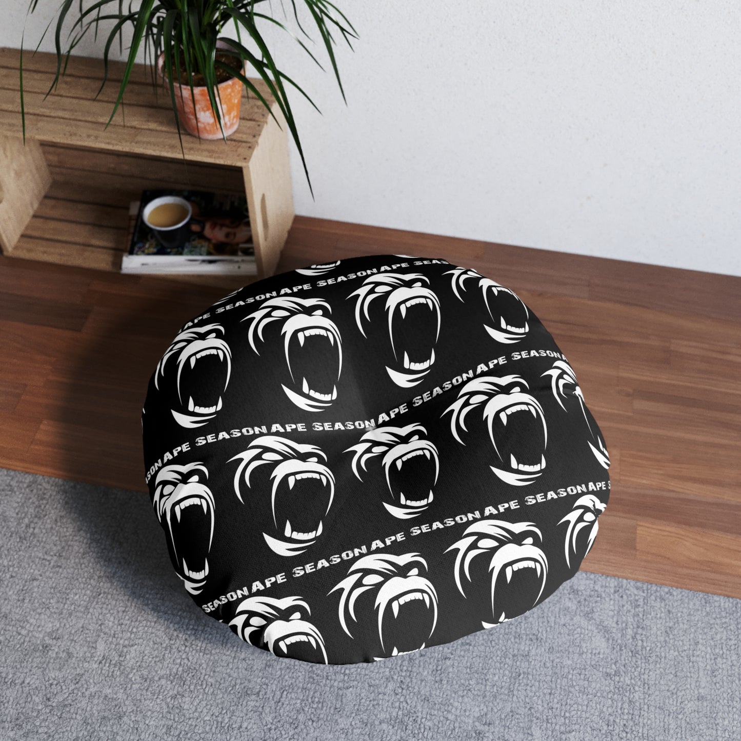 Tufted Floor Pillow, Round