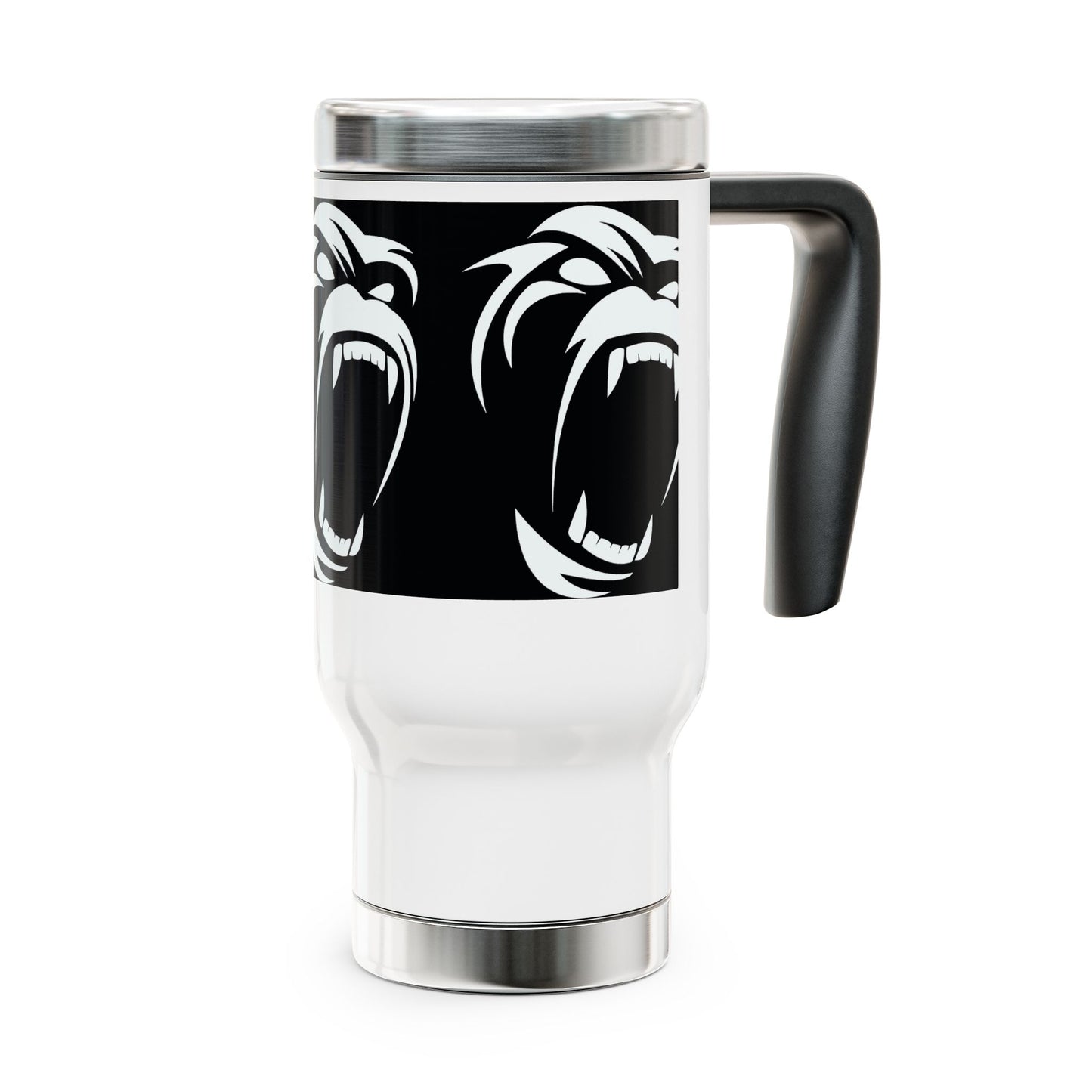 Stainless Steel Travel Mug with Handle, 14oz