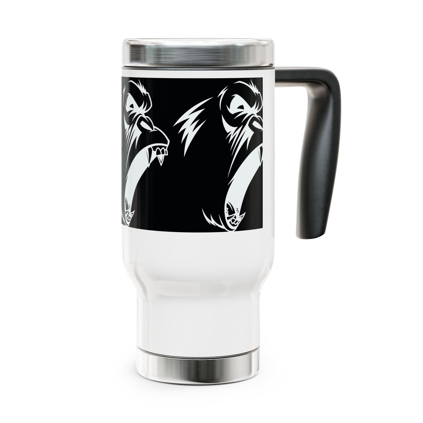 Stainless Steel Travel Mug with Handle, 14oz