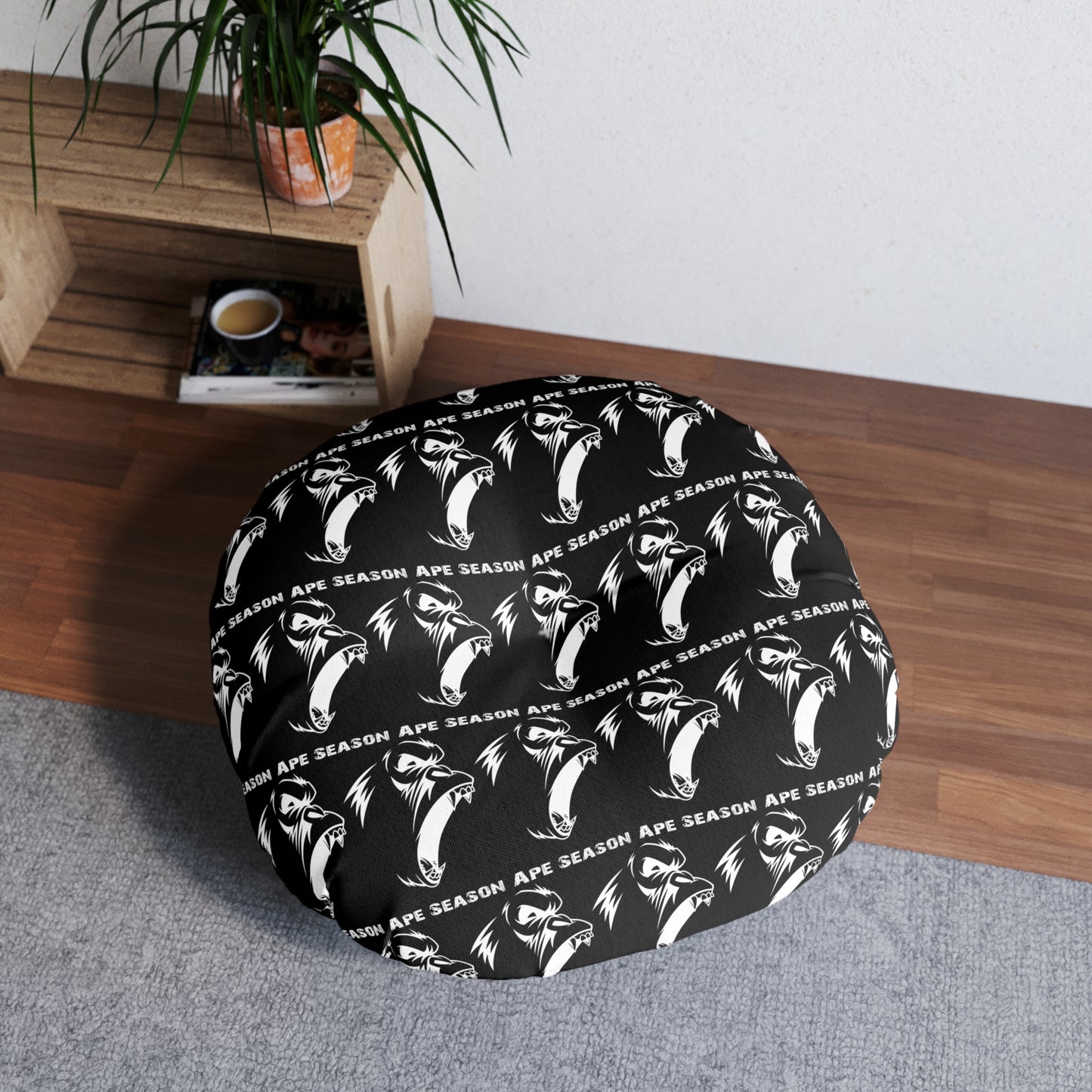 Tufted Floor Pillow, Round