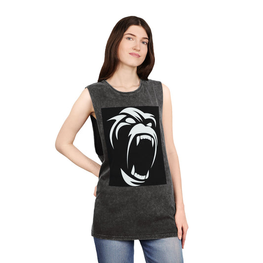 Unisex Stonewash Tank Top