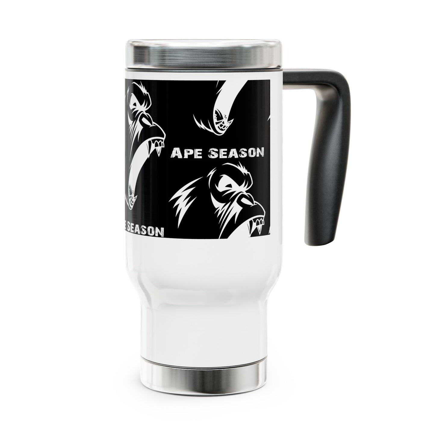 Stainless Steel Travel Mug with Handle, 14oz