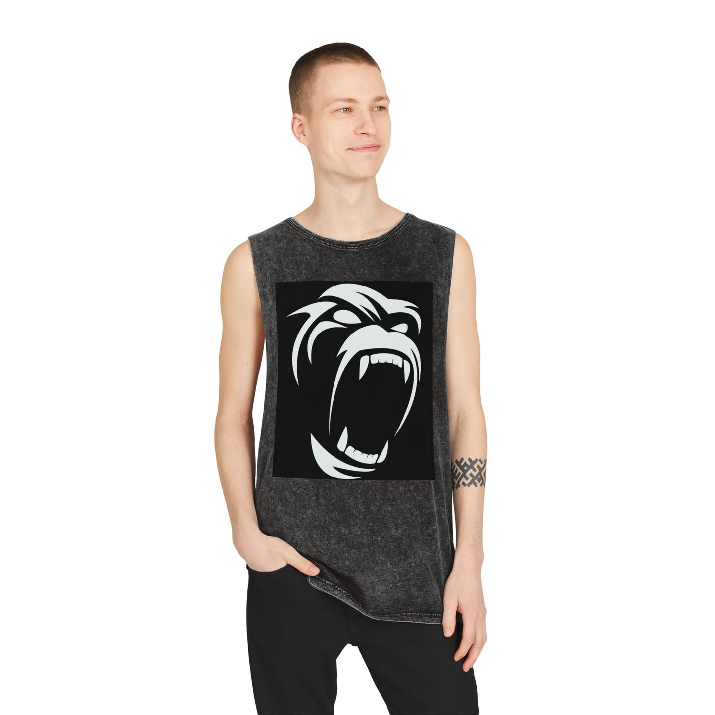 Unisex Stonewash Tank Top